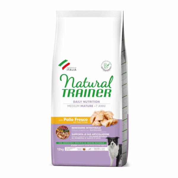 Natural Trainer Dog Daily Nutrition Medium Mature Pollo - 12 kg - immagine 2