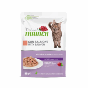 Natural Trainer Cat Mature Bocconcini in Salsa Salmone - 85 g