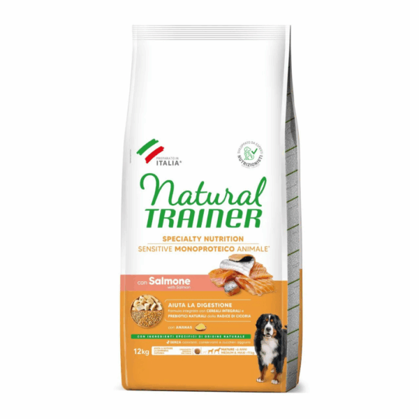 Natural Trainer Dog Specialty Nutrition Sensitive Medium&Maxi Mature Salmone - 12 kg - immagine 2