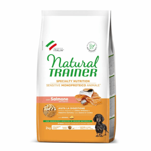 Natural Trainer Dog Specialty Nutrition Sensitive Small&Toy Mature Salmone - 2 kg - immagine 2