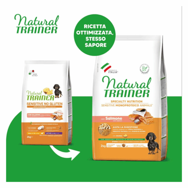 Natural Trainer Dog Specialty Nutrition Sensitive Small&Toy Mature Salmone - 2 kg - immagine 3