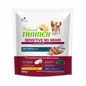 Natural Trainer Dog Sensitive No Grain Small&Toy Adult Trota - 800 g