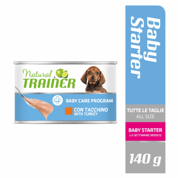 Natural Trainer Dog All Sizes Baby Starter Tacchino - 140 g - immagine 3