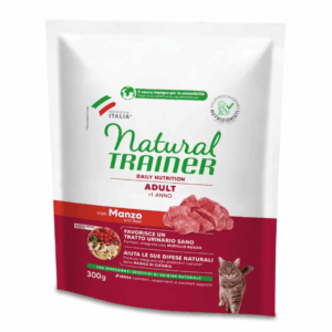 Natural Trainer Cat Daily Nutrition Adult Manzo - 300 g