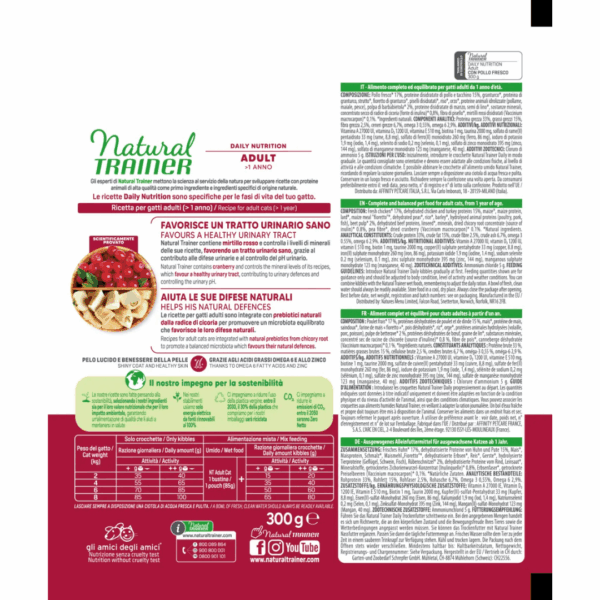 Natural Trainer Cat Daily Nutrition Adult Pollo - 300 g - immagine 2