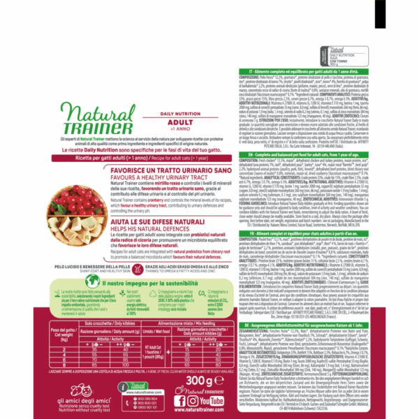 Natural Trainer Cat Daily Nutrition Adult Tonno - 300 g - immagine 2