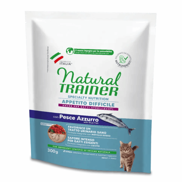 Natural Trainer Cat Specialty Nutrition Adult Appetito Difficile Pesce Azzurro - 300 g
