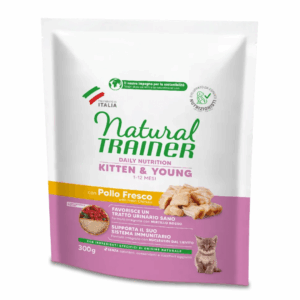 Natural Trainer Cat Daily Nutrition Kitten&Young Pollo - 300 g