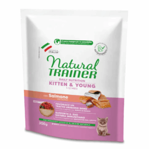 Natural Trainer Cat Daily Nutrition Kitten&Young Salmone - 300 g