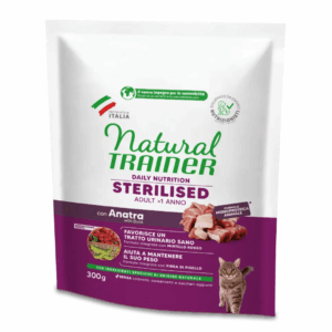 Natural Trainer Cat Daily Nutrition Adult Sterilised Anatra - 300 g
