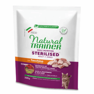 Natural Trainer Cat Daily Nutrition Adult Sterilised Tacchino - 300 g