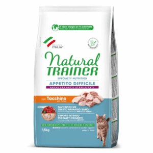 Natural Trainer Cat Specialty Nutrition Appetito Difficile Tacchino - 1,5 kg