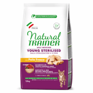 Natural Trainer Cat Daily Nutrition Young Sterilised Pollo - 1,5 kg