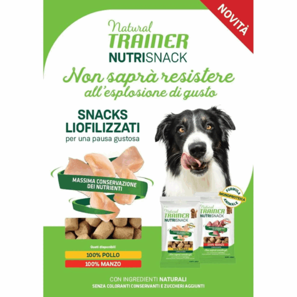 Natural Trainer Dog All Sizes Puppy&Adult Nutrisnack Tacchino - 20 g - immagine 3