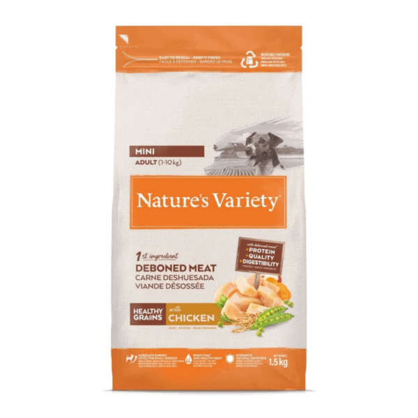 Nature's Variety Dog Healthy Grains Adult Mini Pollo - 1,5 kg