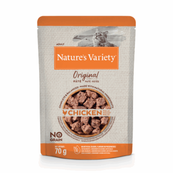 Nature's Variety Cat No Grain Adult Paté Pollo - 70 g