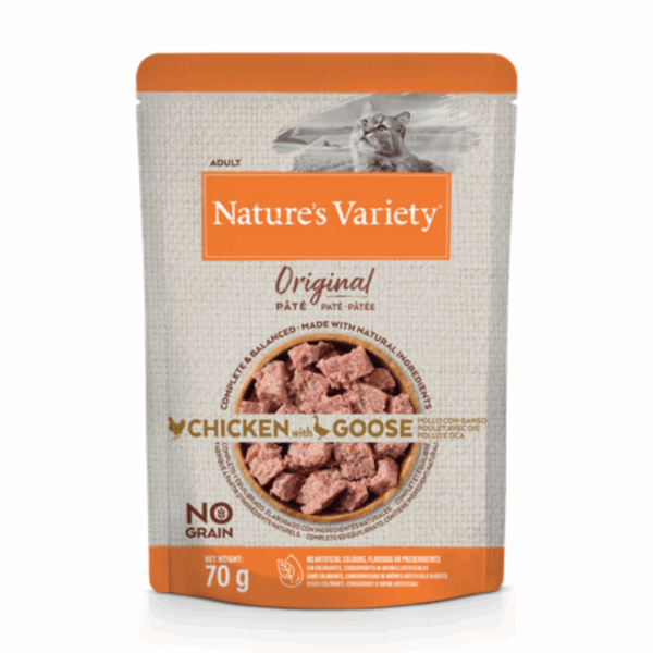 Nature's Variety Cat No Grain Adult Pollo con Oca - 70 g
