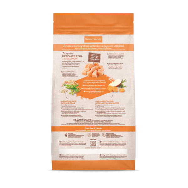 Nature's Variety Cat Healthy Grains Adult Sterilized Salmone - 3 kg - immagine 3