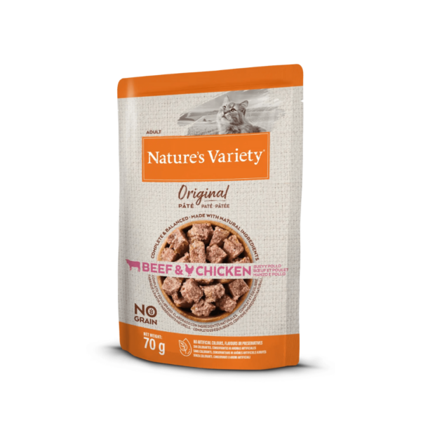 Nature's Variety Cat No Grain Adult Paté Manzo e Pollo - 70 g - immagine 2