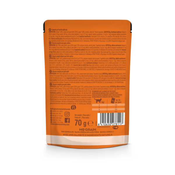 Nature's Variety Cat No Grain Adult Pollo con Oca - 70 g - immagine 3