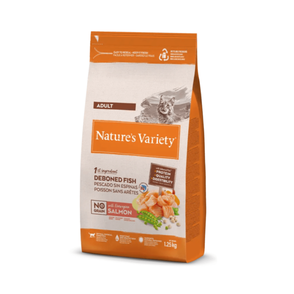 Nature's Variety Cat No Grain Adult Salmone - 1,25 kg - immagine 2