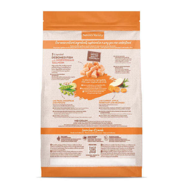 Nature's Variety Cat No Grain Adult Sterilized Salmone - 3 kg - immagine 3
