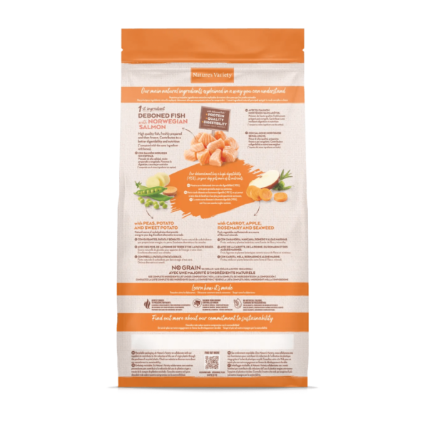 Nature's Variety Dog No Grain Adult Mini Salmone - 1,5 kg - immagine 3