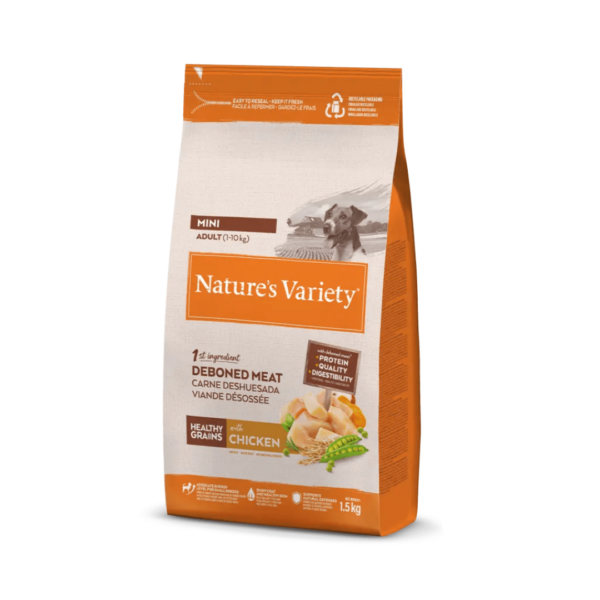 Nature's Variety Dog Healthy Grains Adult Mini Pollo - 1,5 kg - immagine 2