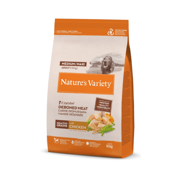 Nature's Variety Dog Healthy Grains Adult Medium&Maxi Pollo - 10 kg - immagine 2