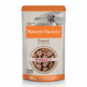 Nature's Variety Dog No Grain Adult Mini Paté Manzo - 150 g