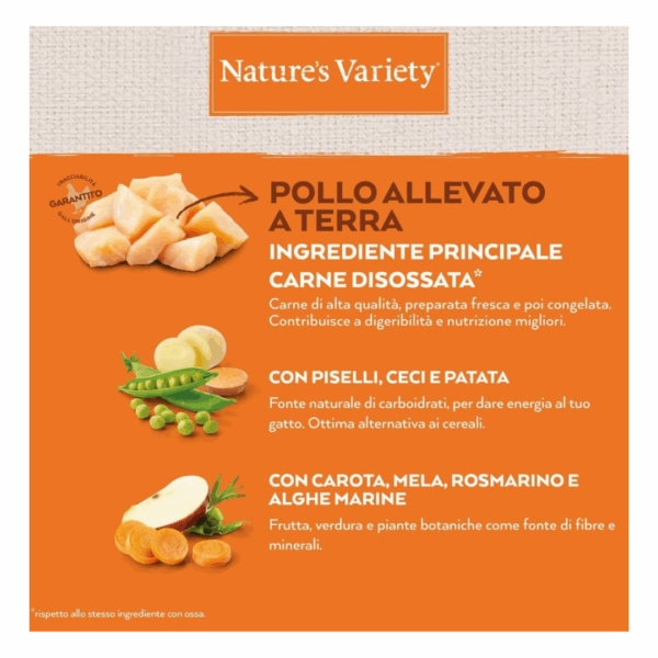 Nature's Variety Cat No Grain Adult Sterilized Pollo - 1,25 kg - immagine 4