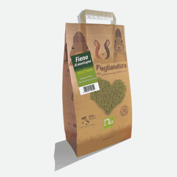 Paglianatura Fieno di Montagna Pellettato - 3 kg