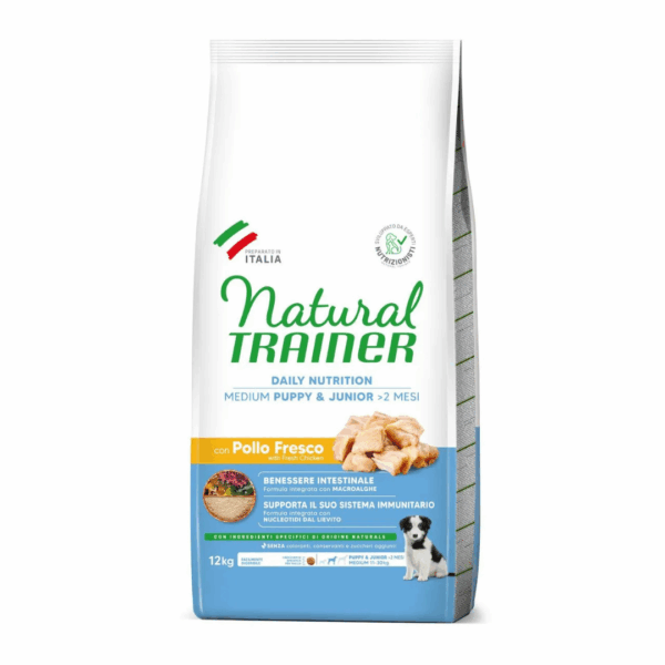 Natural Trainer Dog Daily Nutrition Medium Puppy&Junior Pollo - 12 kg - immagine 2