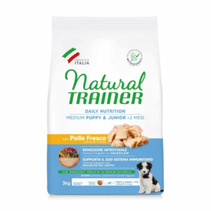 Natural Trainer Dog Daily Nutrition Medium Puppy&Junior Pollo - 3 kg