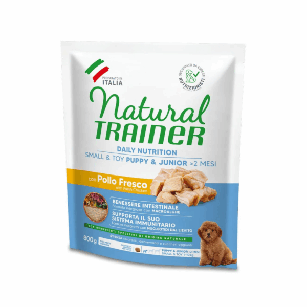 Natural Trainer Dog Daily Nutrition Small&Toy Puppy&Junior Pollo - 800 g - immagine 2