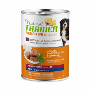 Natural Trainer Dog Sensitive No Gluten Medium&Maxi Adult Anatra - 400 g