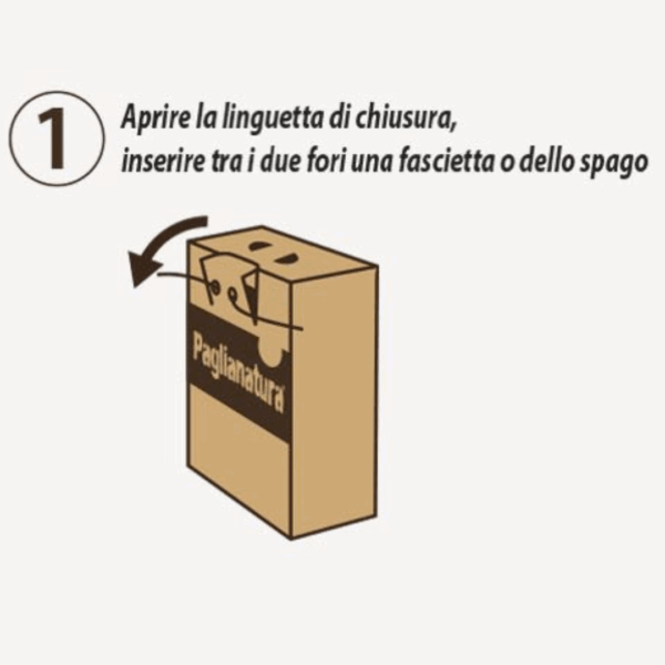 Paglianatura Fieno di Montagna Dispenser con Erba Medica - 700 g - immagine 4
