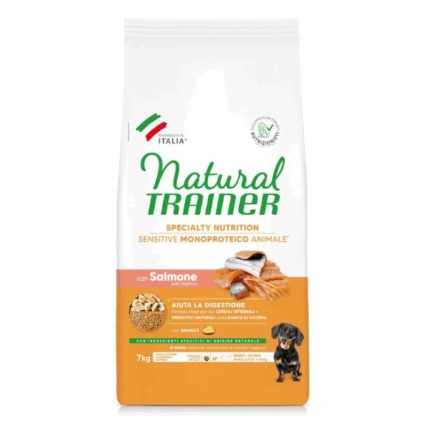 Natural Trainer Dog Specialty Nutrition Sensitive Small&Toy Adult Salmone - 7 kg