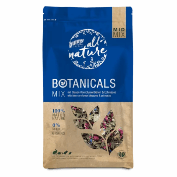 Bunny All Nature Botanicals Mix Blue Cornflower Blossom & Echinacea - 120 g