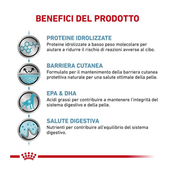 Royal Canin Dog Veterinary Diet Hypoallergenic - 2 kg - immagine 3