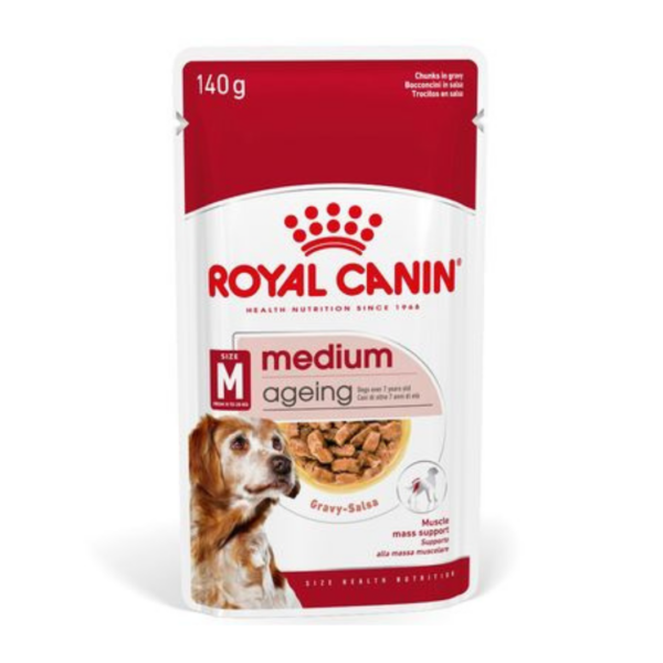 Royal Canin Dog Medium Ageing 10+ – 10X140 g - immagine 2