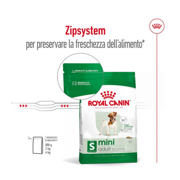 Royal Canin Dog Mini Adult - 4 kg - immagine 2