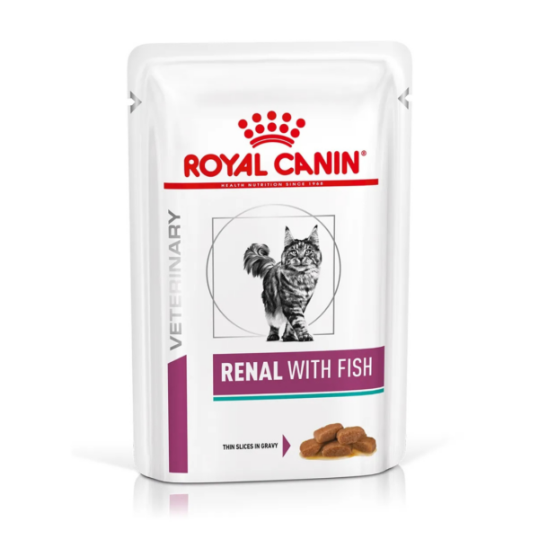Royal Canin Cat Veterinary Diet Renal Multipack Pesce - 12X85 g - immagine 2