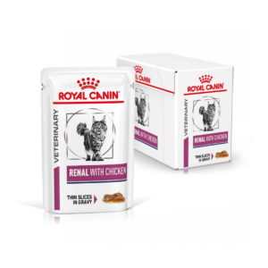 Royal Canin Cat Veterinary Diet Renal Multipack Pollo - 12x85 g