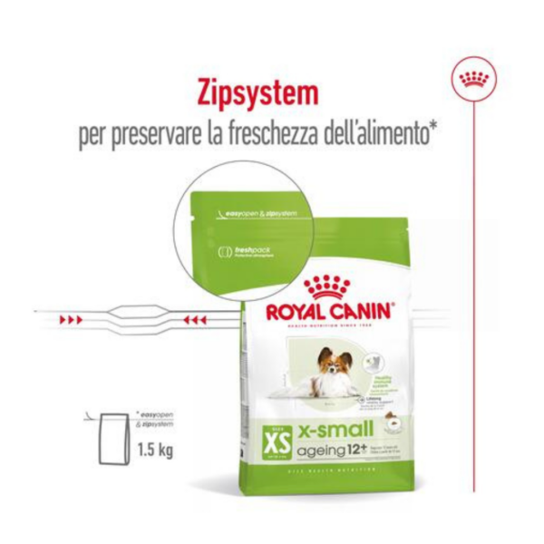Royal Canin Dog X-Small Ageing 12+ - 1,5 kg - immagine 2