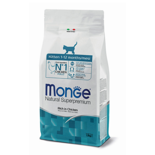 Monge Natural Superpremium Cat Kitten Pollo - 1,5 kg