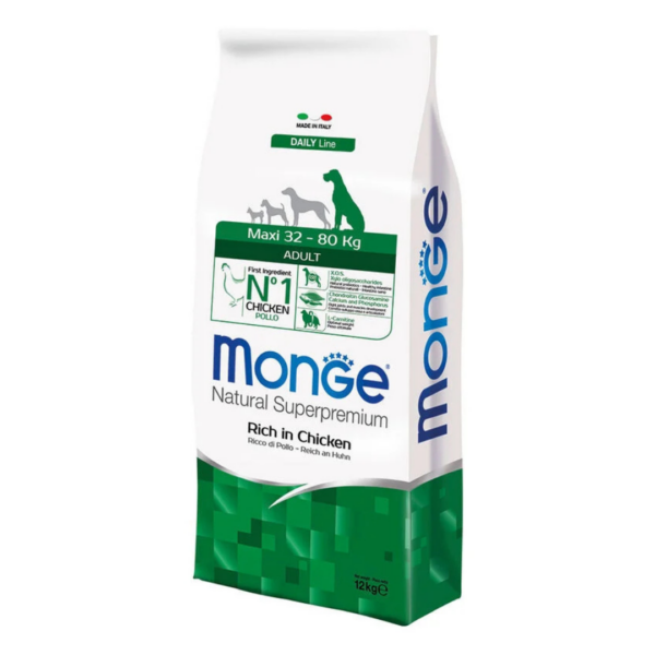Monge Natural Superpremium Dog Maxi Adult Pollo - 12 kg