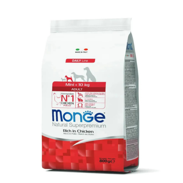 Monge Natural Superpremium Dog Mini Adult Pollo - 800 g