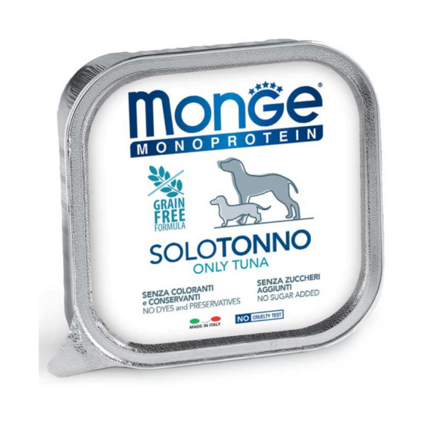 Monge Monoprotein Dog Paté Solo Tonno - 150 g