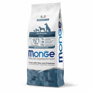 Monge Natural Superpremium Dog All Sizes Monoprotein Trota – 12 kg